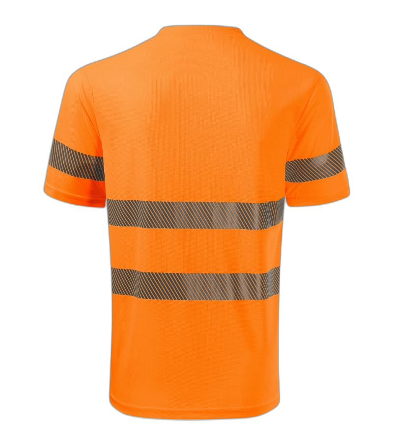 HV Dry T-Shirt Unisex Warnschutz T-Shirt fluoreszierendes orange S