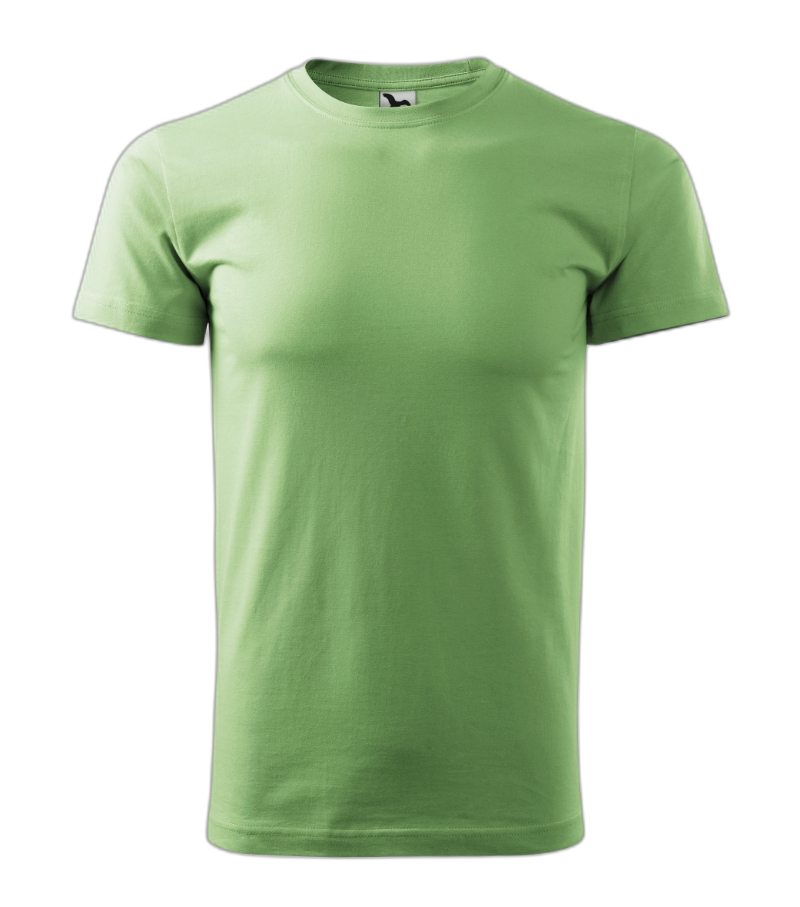 Basic T-Shirt Männer erbsengrün 4XL