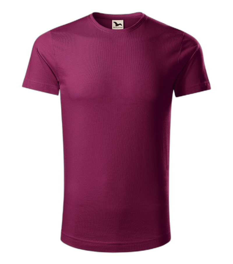 Organic T-Shirt Männer fuchsia S