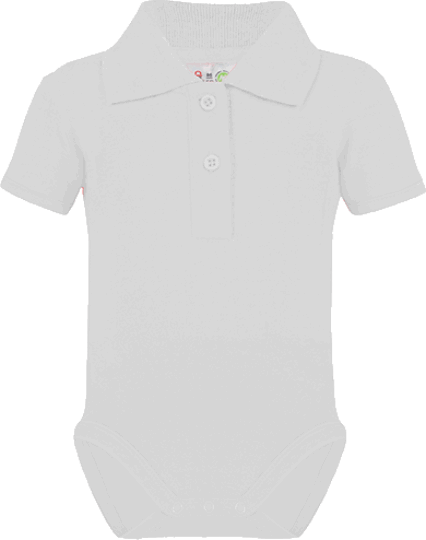 Baby Body Bio Polo Shirt White 86-92