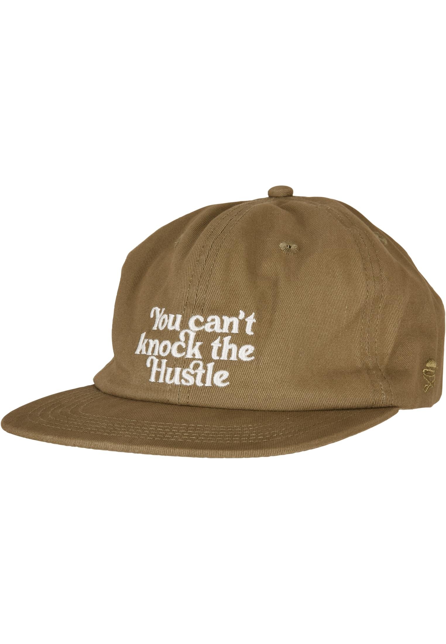 Knock the Hustle Strapback Cap olive/offwhite one size