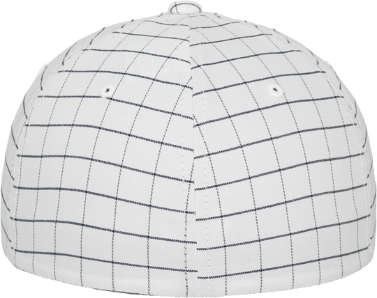 Square Check Cap White / Navy L/XL