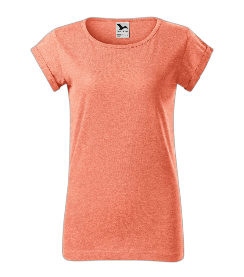 Fusion T-Shirt Frauen sunset melliert XL