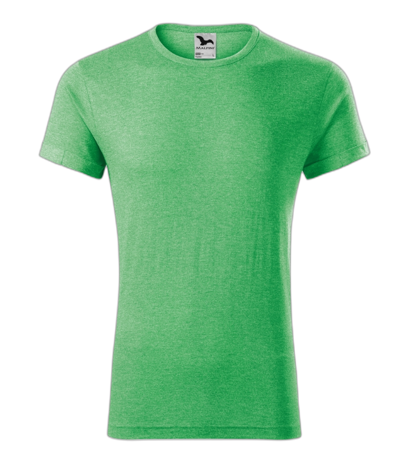 Fusion T-Shirt Männer grün melliert 3XL