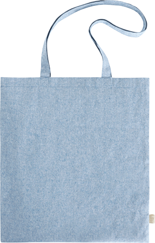 Einkaufstasche aus recycelter Baumwolle Blue