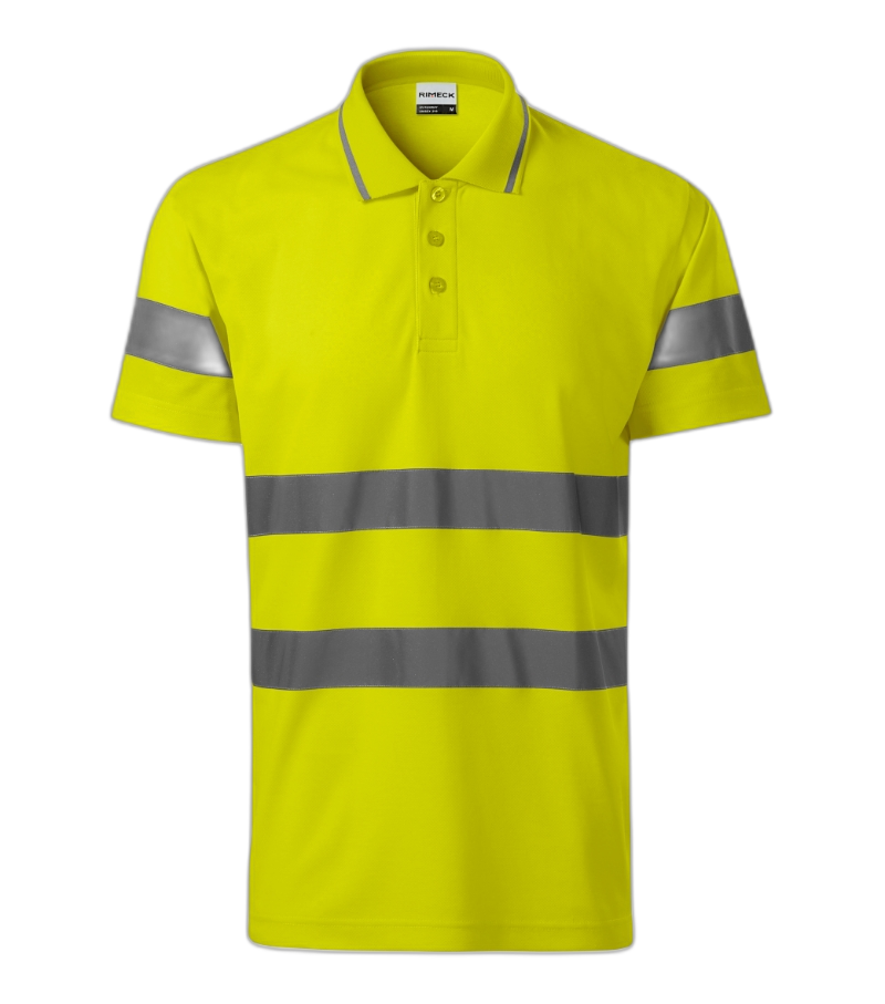 HV Runway Warnschutz Polohemd unisex fluoreszierendes gelb M