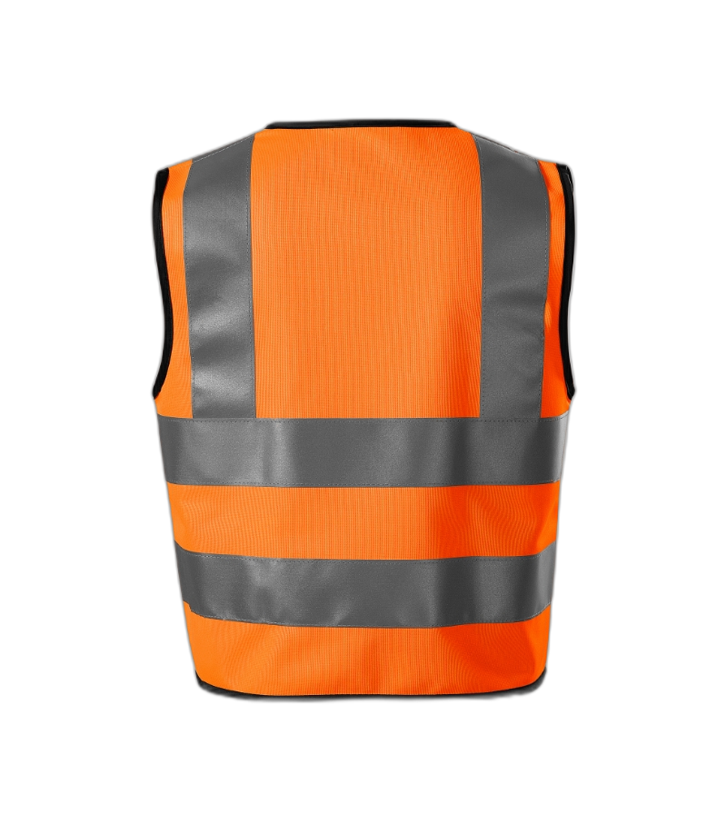 HV Bright Warnschutzweste Kinder fluoreszierendes orange 104 - 128 cm/4 - 6 Jahre