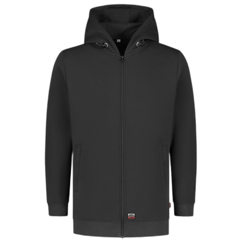 Hooded Sweat Jacket Washable 60°C Sweatshirt Unisex dunkelgrau XL