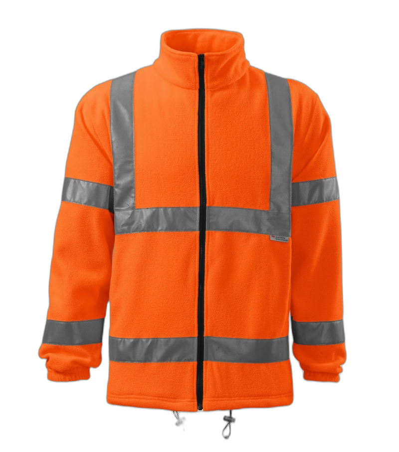 HV Fleece Jacket Fleece unisex fluoreszierendes orange L