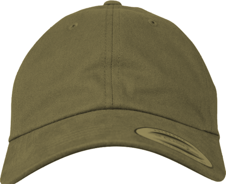 Peached Cotton Twill Dad Cap Loden